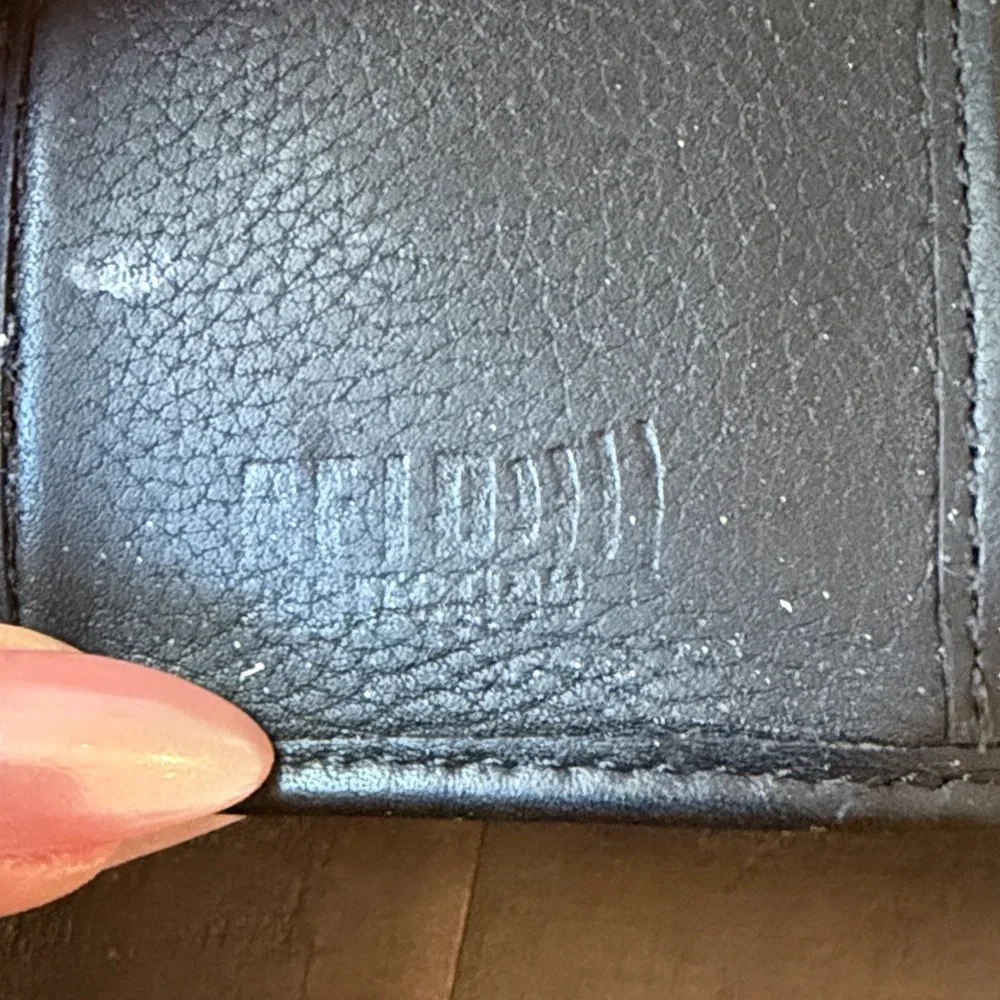 Black Leather Men's Wallet RFID